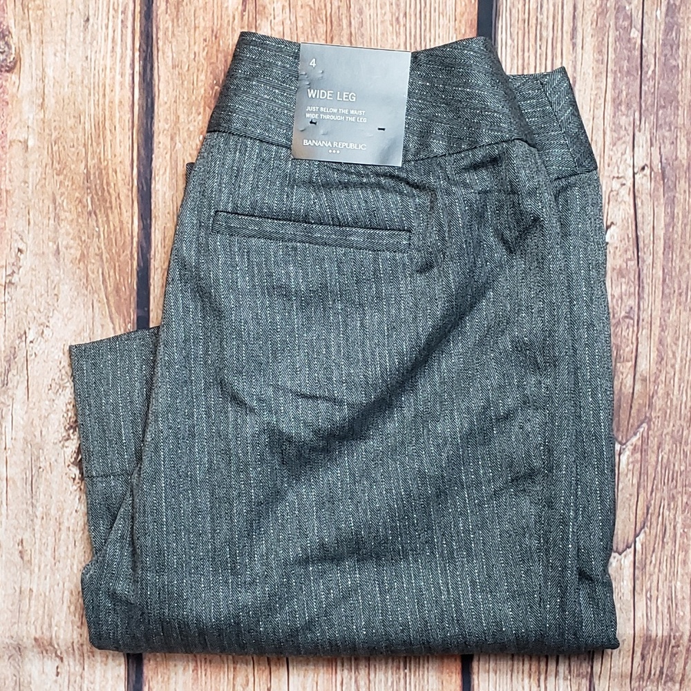 Banana Republic gray work trouser